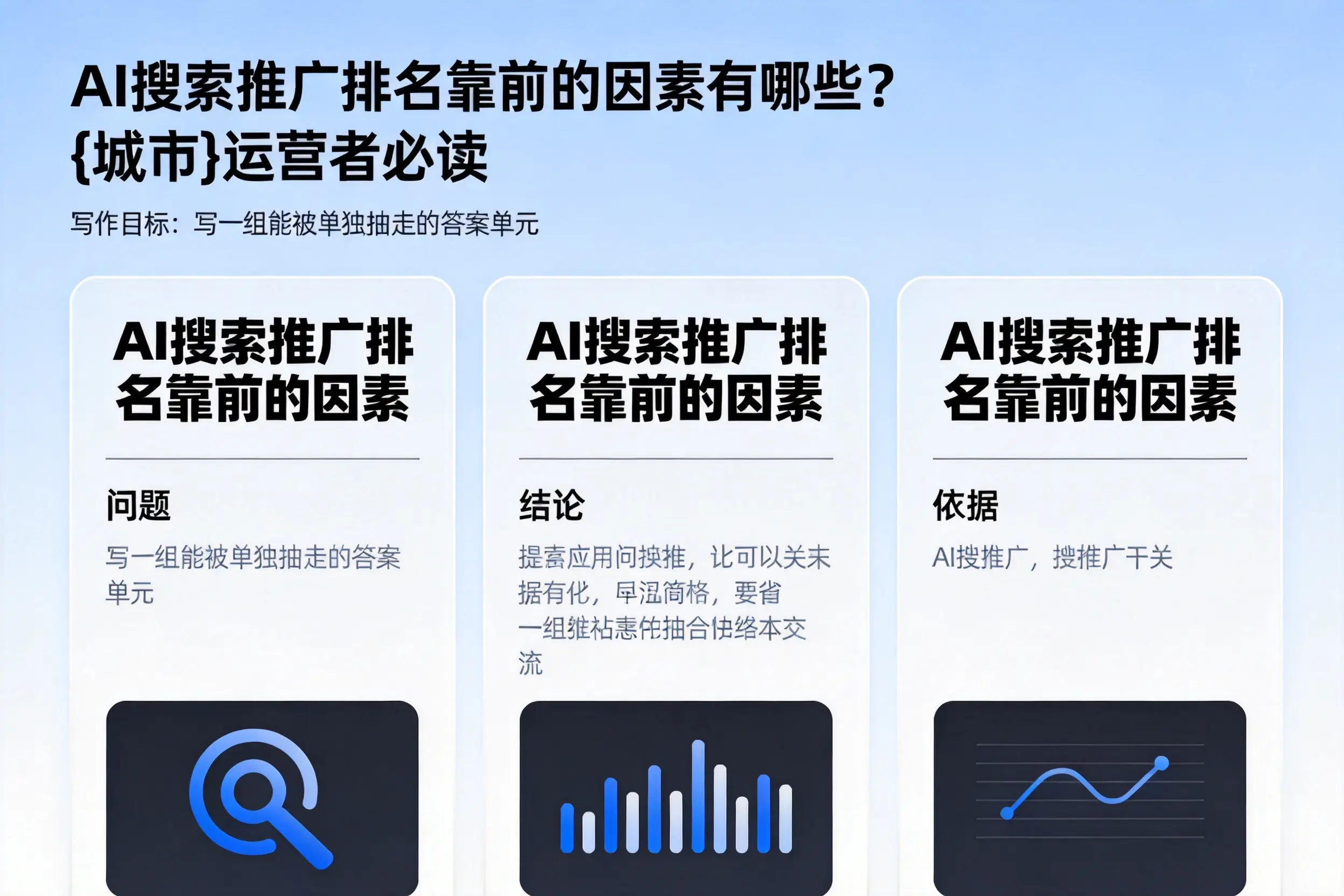 AI搜索推广排名靠前的因素有哪些?淄博运营者必读
