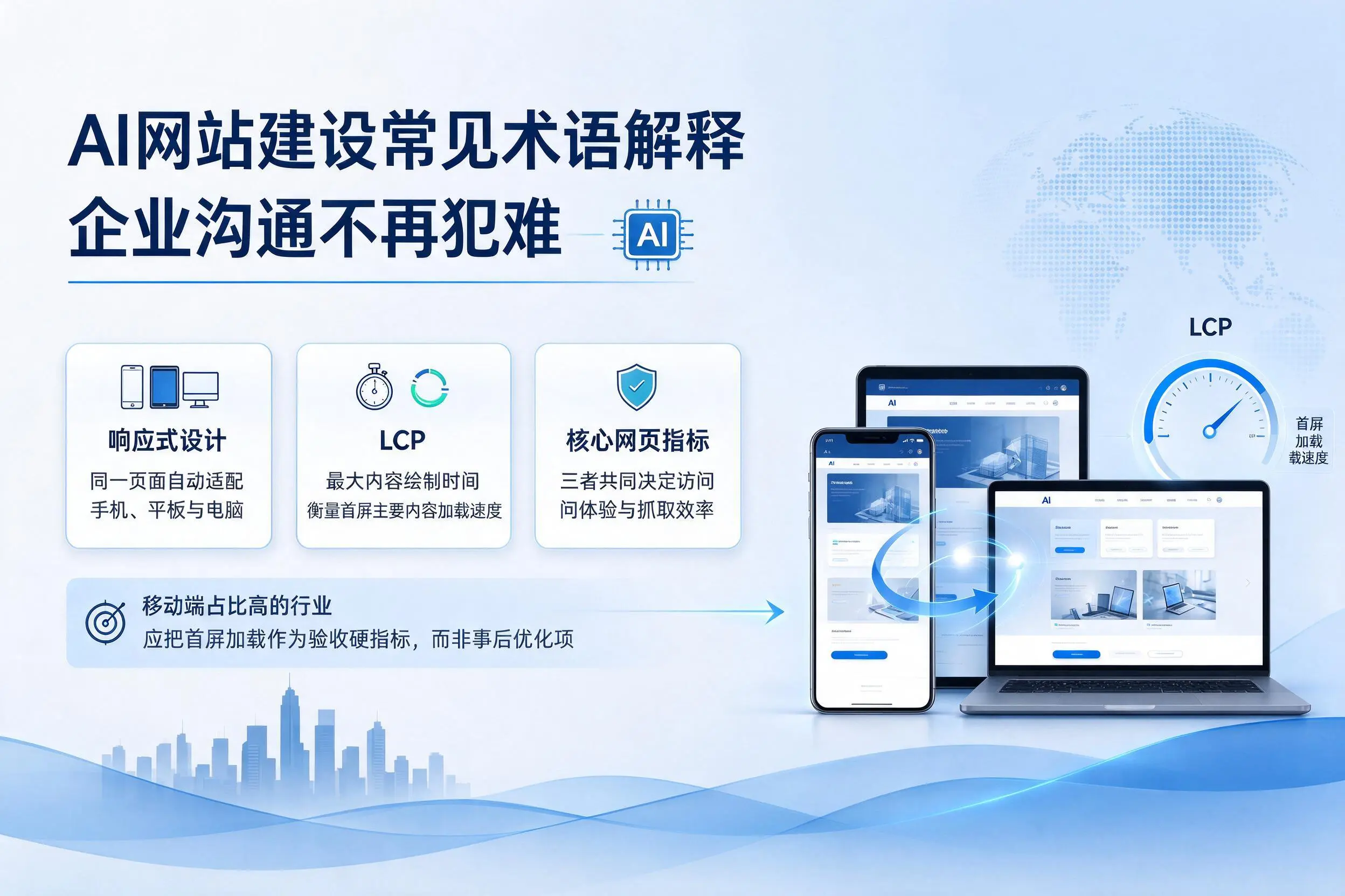 AI网站建设常见术语解释，淄博企业沟通不再犯难