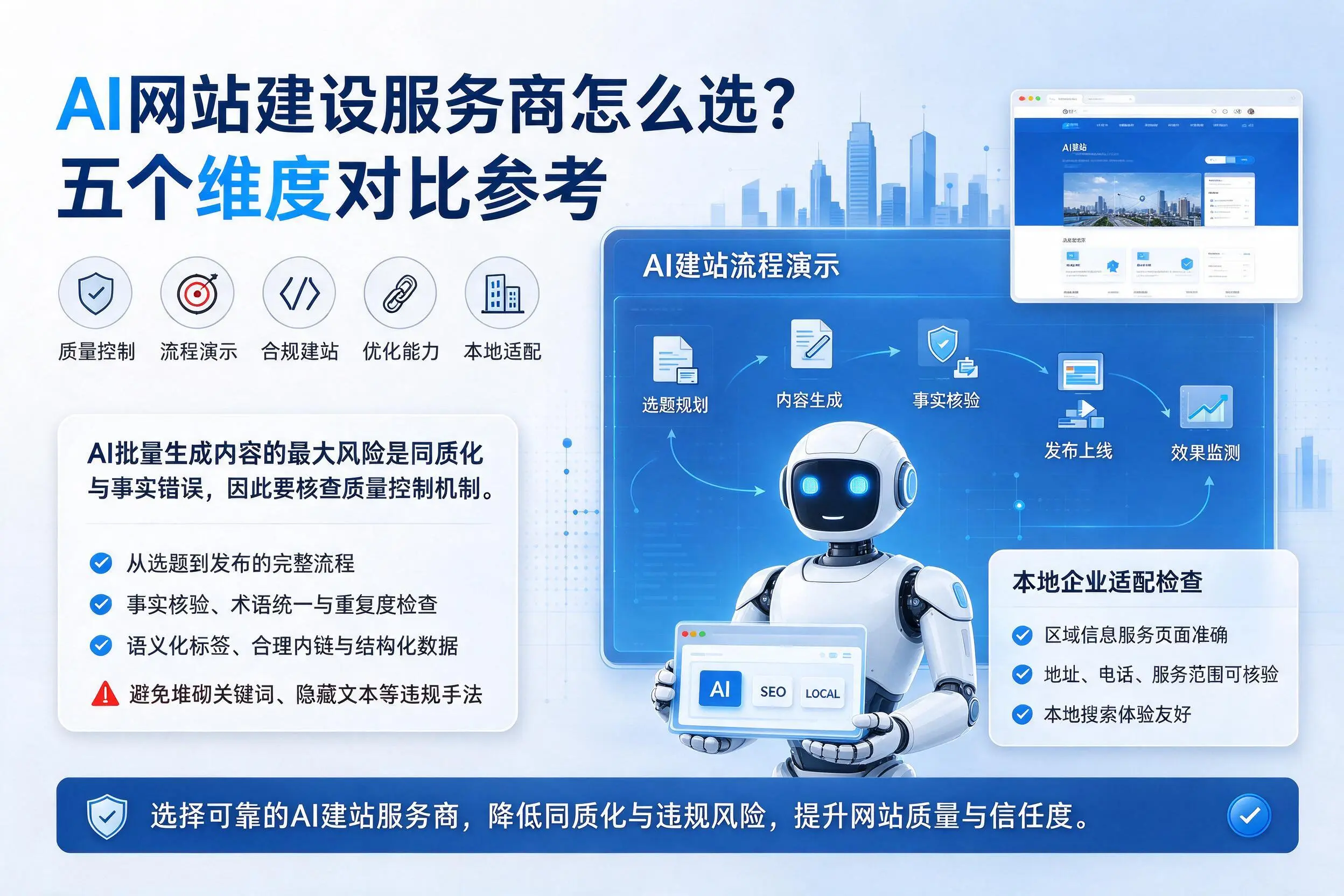 淄博AI网站建设服务商怎么选?五个维度对比参考